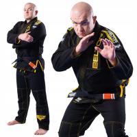 BELTOR KIMONO BJJ GI VANQUISHER BLACK/YELLOW CZARNE/ ŻÓŁTE A3