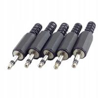 5pcs 2P 3.5mm RCA Plug Mono Stereo Audio Video Dual Audio Plug Headpho Plug