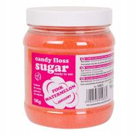 Kolorowy cukier do waty różowy arbuz 1kg