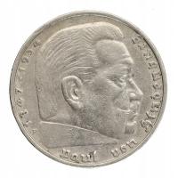 Niemcy, III Rzesza - 5 marek Paul von Hindenburg - 1935 rok F