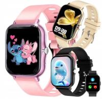 SMARTWATCH Zegarek dziecięcy STITCH LEO puls krokomierz ekran dotykowy