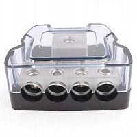 4-drożny blok dystrybucyjny do samochodowego wzmacniacza audio