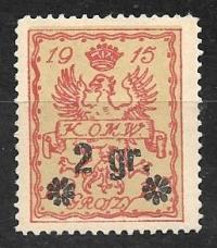 $$1916 POCZTY SAMORZĄDOWE - WARSZAWA Fi 9*