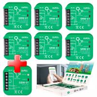 Zestaw do sterowania 6-cioma roletami i bramą Zamel ZSW-01