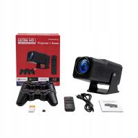 2026 Rzutnik Projektor WiFi HY320 LED Pilot Android TV 4K FULL HD 1080p