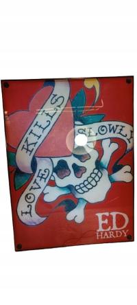 Reklama świetlna ,,ED HARDY LOVE KILLS SLOWLY,,