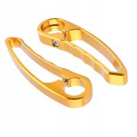 Końcówka kierownicy Uchwyt rowerowy Złoty