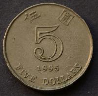 Hong Kong - 5 dolarów 1995