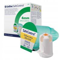 Igły do insuliny 32G 0,23x4mm Unifine SafeControl aktywne bezpieczne 100szt