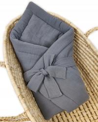 ROŻEK BECIK MUŚLINOWY NIEMOWLĘCY SZARY