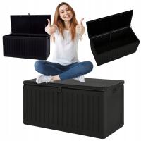 Садовая коробка 270 литров балконная коробка сиденье 270Л черный 200кг