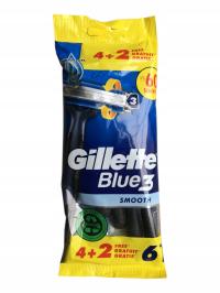 GILLETTE BLUE 3 Smooth бритвы 6шт