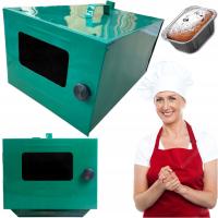 Prodiż Piekarnik elektryczny prodiż kuchenny Energooszczędny mini piekarnik 8,5 l Ciemna zieleń 950 W