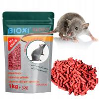 5kg +50 g GRANULAT 50 PPM NA MYSZY SZCZURY TRUTKA PROFESJONALNA MUMIFIKUJE