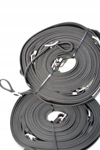 Поводья для пары лошадей BIOTHANE 10м Шир 19мм