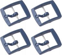 4x KLAMRA DO PASKA ZEGARKA NIEBIESKA SPRZĄCZKA PLASTIKOWA ZAPIĘCIE 20mm