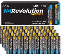40X щелочные батарейки AA пальчиковые R6 LR6 1.5 V