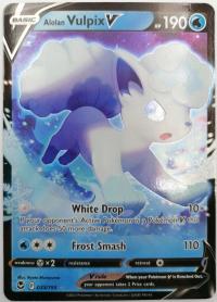SIT | Alolan Vulpix V 33/195 | WATER | Oryginalna karta Pokemon TCG