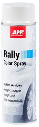 Акриловый лак Rally spray 500ml App белый