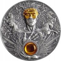 5$ Helios Divine Faces of the Sun 3oz 2022