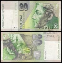 BNA - SŁOWACJA 20 Koron 1995 B 58261777 # P20b # RZADKI # VF-