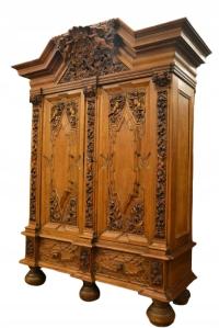 Уникальный шкаф необарочный в Гданьском типе XIXw