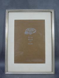 RAMKA NA ZDJĘCIE - POSREBRZANA