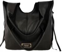 Monnari Torebka Shopper Model 2w1 Listonoszka Kolekcja Premium Czarna