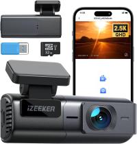 IZEEKER Kamera 2,5K WiFi 1440P WDR G-Sensor 32GB Nocny Tryb