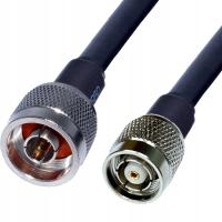 Kabel antenowy N wtyk / RP TNC wtyk RG58 2m