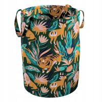 Желтый вигвам корзина для игрушек Tobi зеленый