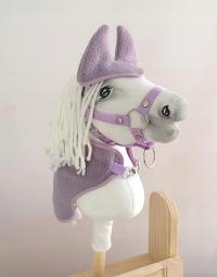Zestaw dla Hobby Horse A4: derka + nauszniki - fioletowy Super Hobby Horse