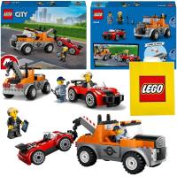 LEGO City Samochód pomocy drogowej naprawa auta 60435 Zestaw Klocki + Torba