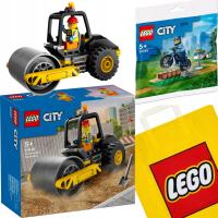 LEGO CITY 60401 WALEC BUDOWLANY + LEGO 30638 + GRATIS TORBA LEGO PREZENT