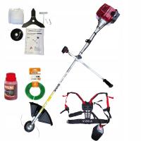 KOSA SPALINOWA VEGA VM 521 PRO 51,7CC BARDZO MOCNA SZELKA+TARCZA+OLEJ+ŻYŁKA