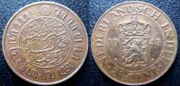 Indie Holenderskie 2 1/2 centa 1945