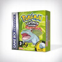 Pokemon LeafGreen EUR коробка реплика Gameboy