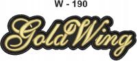 GoldWing napis naszywka motocyklowa