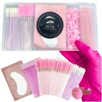 Zestaw startowy do przedłużania rzęs w pudełku spiralki płatki SEOL