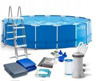 Basen stelażowy okrągły Intex 457 x 457 cm 28242NP