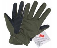 Зимние теплые перчатки Mil-Tec Softshell Thinsulate Olive L