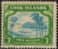 kol.bryt.Cook Islands 3 Sh.czysty *