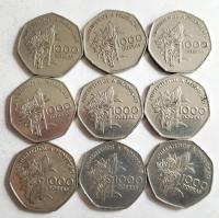 moneta Wyspy Świętego Tomasza i Książęca 1000 dobras 1997