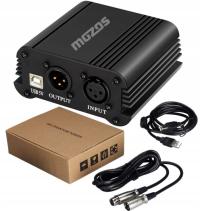 MOZOS m48p phantom USB адаптер питания для микрофонов XLR