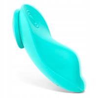 S-HANDE Leaf-RTC dyskretny wibrator typu panty z 9 trybami Light Blue