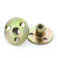 Nakrętka Kontrująca M10 z Kołnierzem 3-otworowa do Przykręcania Uniwersalna