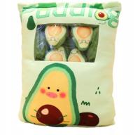 PODUSZKA PLUSZAKI MASKOTKI ZABAWKI AWOKADO 8 KULEK