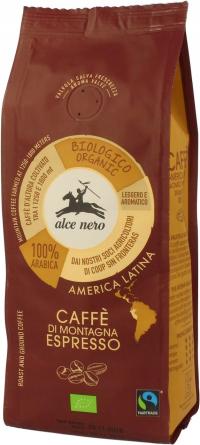 Kawa 100% arabica espresso fair trade bio 250 g alce nero