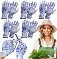 5X V2 садовые перчатки рабочие защитные женские перчатки цвет 5 пар микс