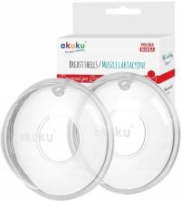 MUSZLE LAKTACYJNE 2 SZT + ETUI AKUKU